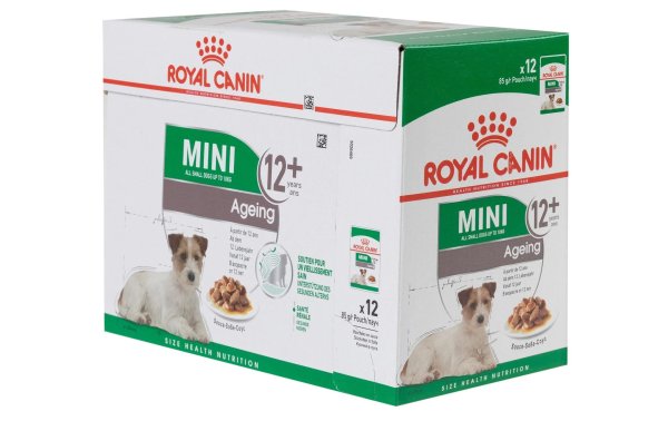 Royal Canin Nassfutter Health Nutrition Mini Ageing 12+ Sauce, 12 x 85 g