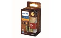 Philips Lampe LEDcla 15W E27 P45 GOLD D Warmweiss