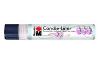 Marabu Kerzenmalfarbe Candle-Liner Glitter 25 ml, Weiss