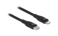 Delock USB-Kabel USB C - Lightning 1 m, Schwarz