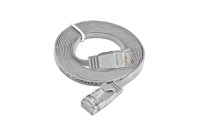 SLIM Slimpatchkabel Cat 6, UTP, 20 m, Grau