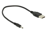 Delock USB-Stromkabel Hohlstecker 3/1.1mm USB A - Klinke...