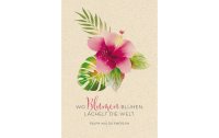 Natur Verlag Motivkarte Blumen 17.5 x 12.2 cm