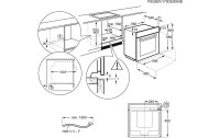 Electrolux Einbaubackofen EB6GL40CN Schwarz/Silber A+