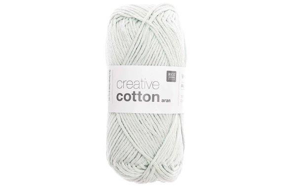 Rico Design Wolle Creative Cotton Aran 50 g Blau; Grau