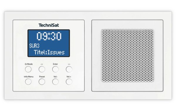 Technisat DAB+ Radio DigitRadio Up 1 Weiss