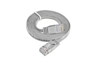 SLIM Slimpatchkabel Cat 6, UTP, 0.75 m, Grau