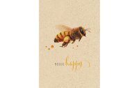 Natur Verlag Motivkarte Bee Happy 17.5 x 12.2 cm