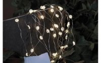 Sirius LED Lichterkette Angel Hair Silke Blume, 3.9 m, Silber