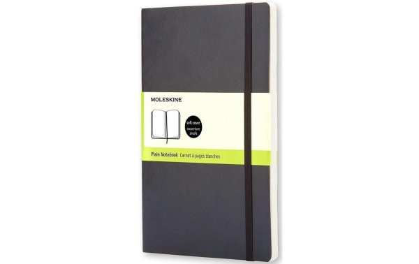 Moleskine Notizbuch Classic A6 Blanko, Softcover, 192 Seiten