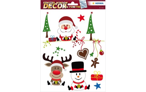 Herma Stickers Fensterbild Weihnachtsfreude 1 Blatt