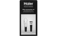 Haier Servier- und Aufbewahrungsset HAWGKIT02 Schwarz/Transparent