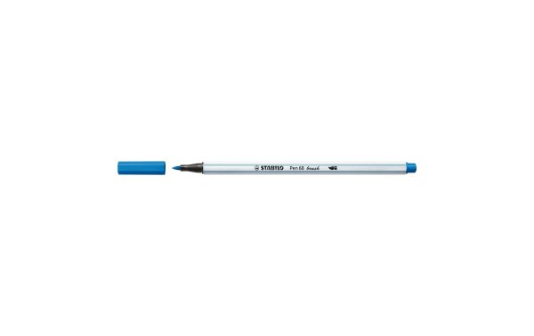 STABILO Pen 68 brush Dunkelblau