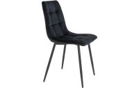 House Nordic Stuhl Middelfart 2 Stück, 86 x 55 cm, Schwarz