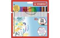 STABILO Pen 68 brush 24er Kartonetui
