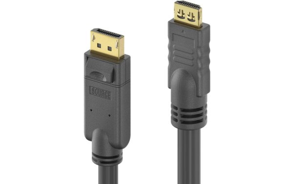 PureLink Kabel 4K Adapterkabel – DisplayPort - HDMI, 15 m