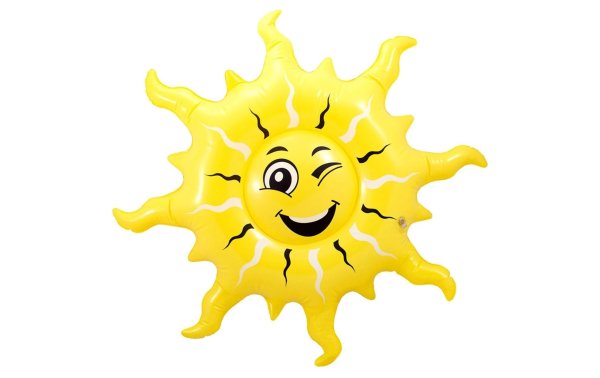 Folat Aufblasbares Accessoire Sonne Sommer Gelb