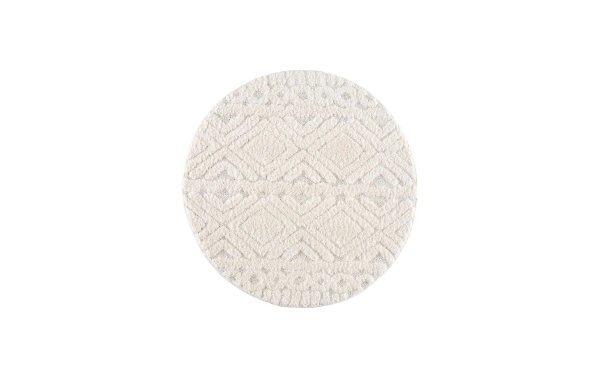 MyCarpet Teppich Focus Ø 120 cm, Crème