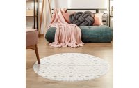 MyCarpet Teppich Focus Ø 120 cm, Crème