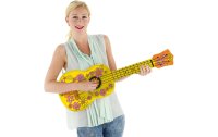 Folat Aufblasbares Accessoire akustische Gitarre Gelb