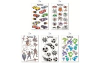 Z-Design Motivsticker Tattoos Jungen 10 Blatt, 122 Sticker