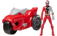 Hasbro Power Rangers Rip N Go T-Rex Battle-Bike und Roter Ranger