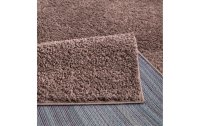 MyCarpet Teppich City Shaggy 120 cm x 170 cm, Braun