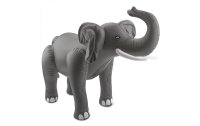 Folat Aufblasbares Accessoire Elefant Grau