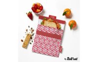 Rolleat Lunchbeutel SnacknGo-Tiles Rot