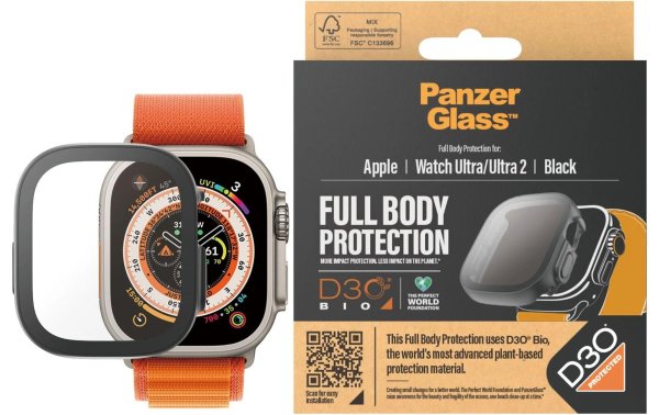 Panzerglass Full Body Apple Watch Ultra 49 mm Schwarz