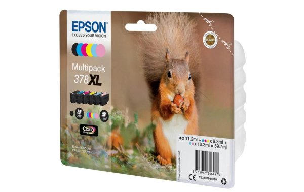 Epson Tintenset 378 XL / C13T37984010