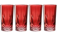 Leonardo Longdrinkglas Capri 530 ml, 4 Stück, Rot