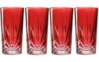 Leonardo Longdrinkglas Capri 390 ml, 4 Stück, Rot
