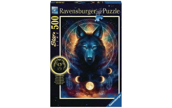 Ravensburger Puzzle Leuchtender Wolf