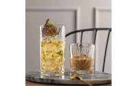Leonardo Whiskyglas Capri 330 ml, 4 Stück, Transparent
