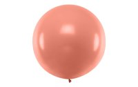 Partydeco Luftballon Gross Metallic 1 m, Rosegold