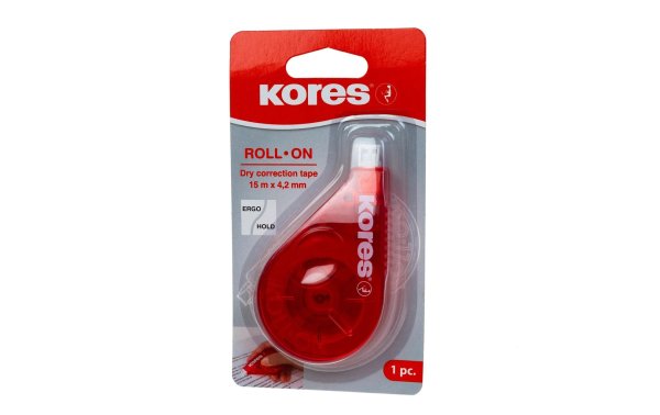 Kores Korrekturroller Roll-On 15 m x 4.2 mm