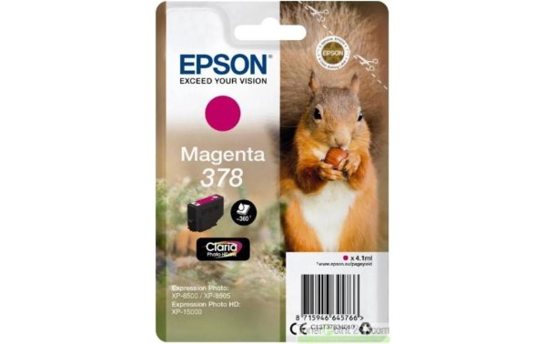 Epson Tinte 378 / C13T37834010 Magenta