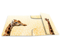 HERMA Gummibandmappe Giraffe A4, Mehrfarbig