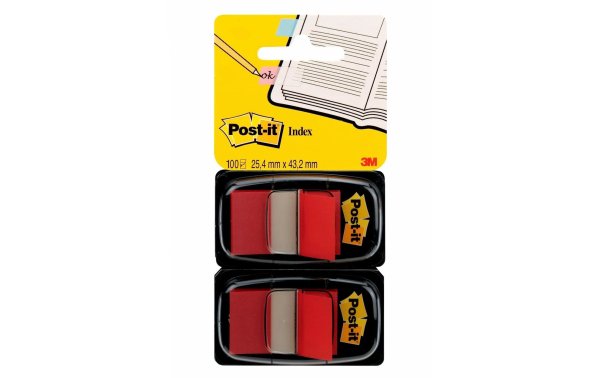 Post-it Page Marker Post-it Index 680-B2  Rot, 2 Stück