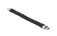 Delock USB 2.0-Flachkabel USB C - Micro-USB B 0.135 m