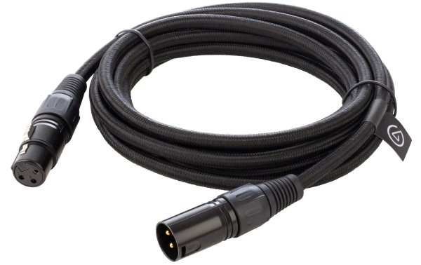 Elgato XLR-Kabel – 3 m, Schwarz