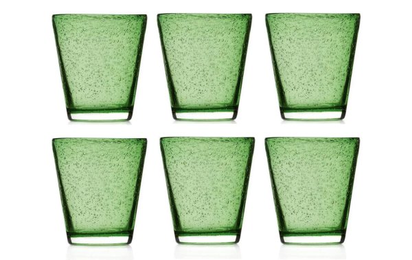 Leonardo Trinkglas Burano Verde 330 ml, 6 Stück, Grün