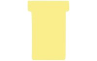 Franken T-Karten Grösse 2, Gelb, 100 Stück