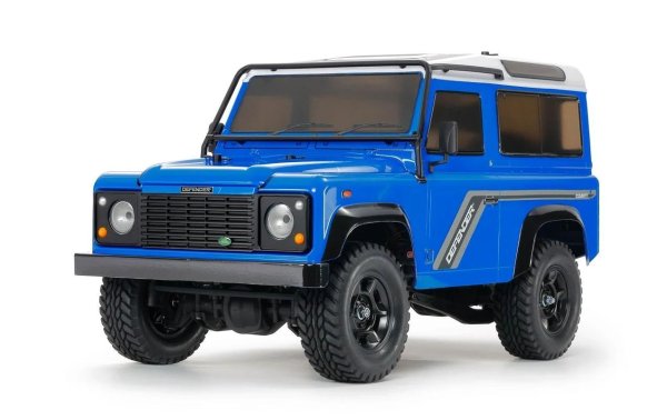 Tamiya Scale Crawler Land Rover Defender D90 Blau, CC-02 1:10, Kit