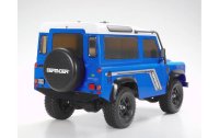 Tamiya Scale Crawler Land Rover Defender D90 Blau, CC-02...