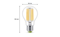 Philips Lampe E27 LED, Ultra-Effizient, Weiss, 60W Ersatz Warmweiss