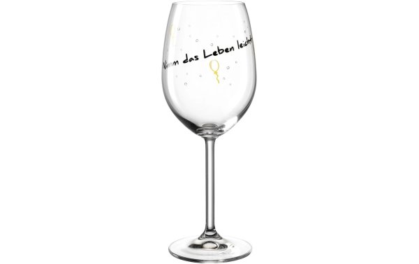 Leonardo Rotweinglas Presente «Nimm das Leben leicht» 460 ml, 1 Stück
