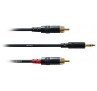 Cordial Audio-Kabel CFY 0.9 WCC 3.5 mm Klinke - Cinch 0.9 m