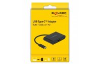 Delock Multiadapter USB Type-C – HDMI, USB3.0-A, USB-C-PD schwarz